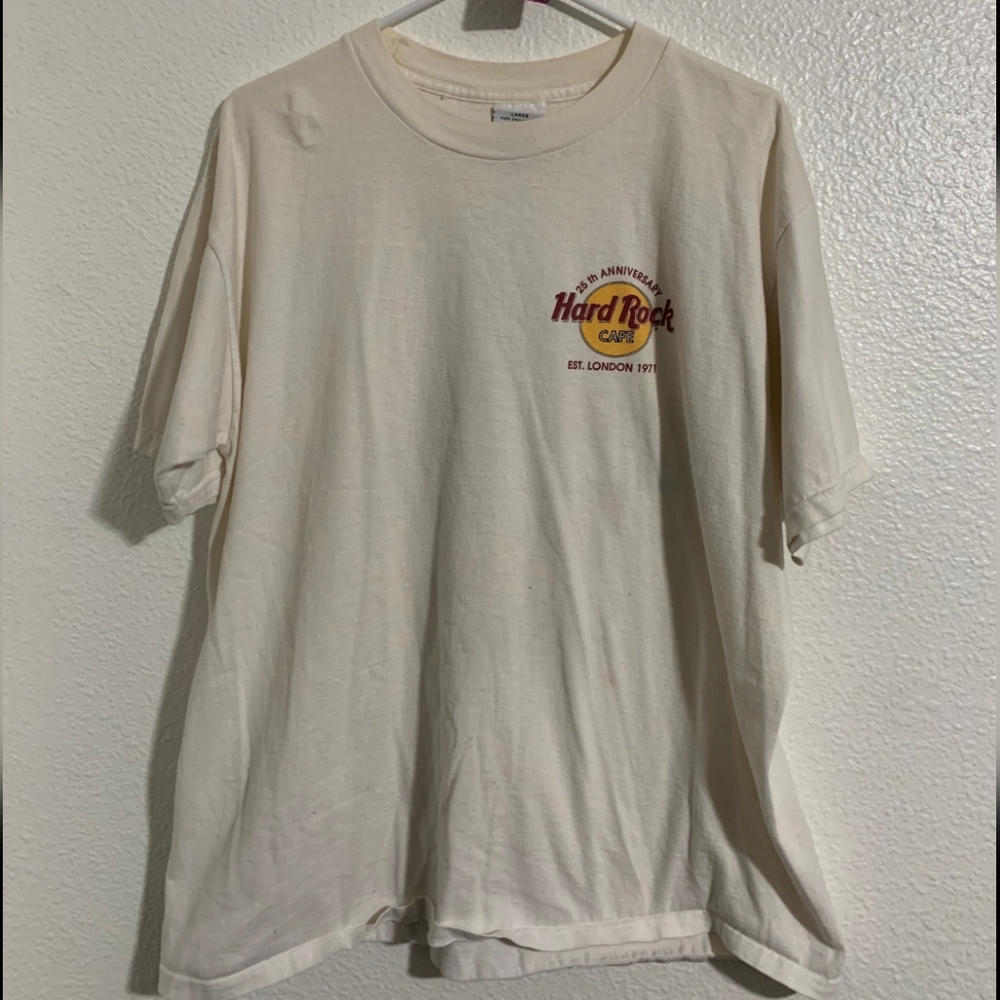 Hard Rock 25th Anniversary tshirt